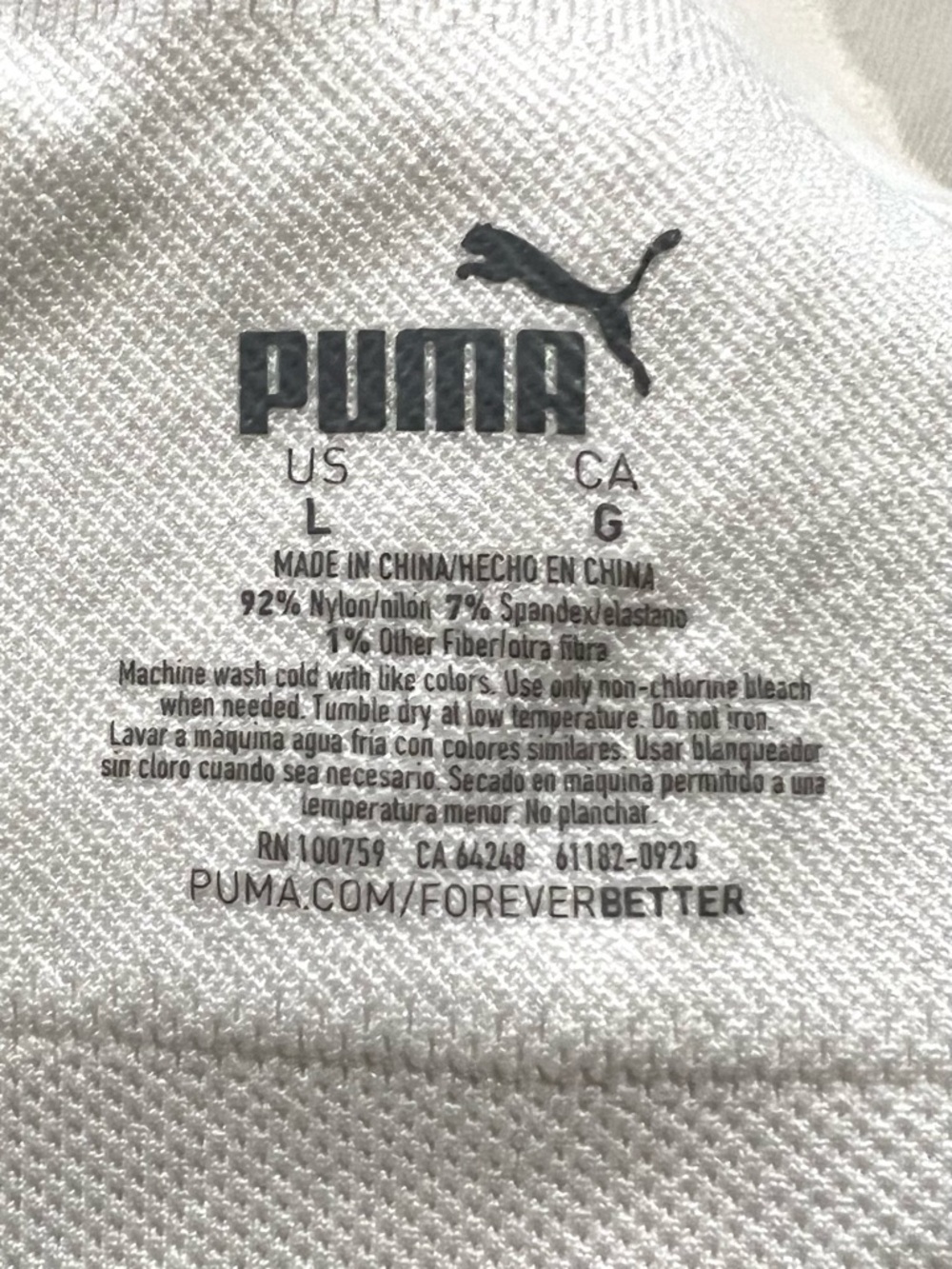 BUNDLE 3 Piece Set Puma Seamless Sports Bras - Black White Lavender Activewear - Picture 16 of 16